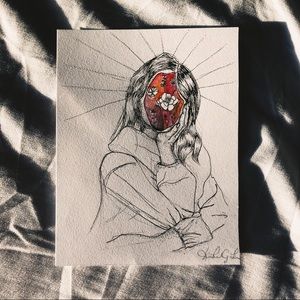 Original drawing/painting portrait